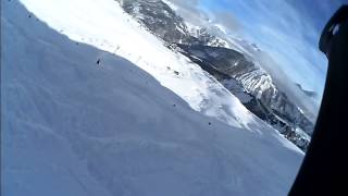 Suisse black run Meribel in a foot of powder + Breaks Tunage 29th Jan 2013