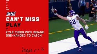 Kyle Rudolph Makes INSANE 1-Handed TD Catch!