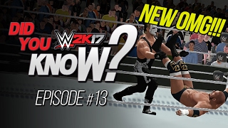 WWE 2K17: Did You Know? New Catching Finisher, Minitrons, Locations & More! (Episode 13)