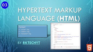 03 style, noscript & meta tag in HTML || HTML for Absolute Beginners || 1080p