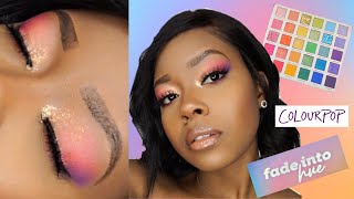 Colourpop Fade into Hue Palette || Soft Glam || Hooded Eyes Makeup || Drugstore Makeup Tutorial🌸🌺🌷