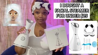 THE BEST AMAZON FACIAL STEAMER FOR UNDER $25 | UNBOXING + DEMO
