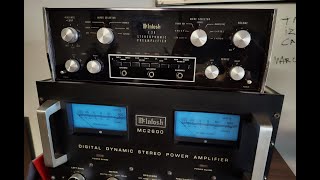 McIntosh C28 preamp + Power JBL + Urei