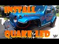 Jeep Wrangler Rubicon Quake LED Chop Kit Installation | Sequential Turn Signal & Side Marker Lights