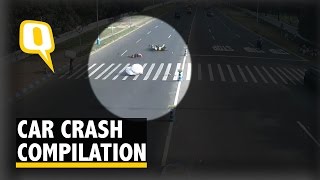 Bizarre! Police Release Car Crash Compilation to Spread Awareness