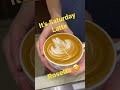 9barista 咖啡拉花 latte latteart rosetta 週末拿鐵，放鬆心情