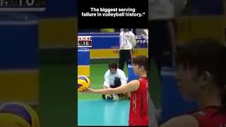 The biggest serving failure in volleyball history. #Erika #japanvolleyball #aamanusorn