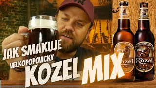 Kozel MIX - sprawdzam jak smakują wymieszane piwa KOZEL (jasny i ciemny) #Kozel mieszaj dwa z trzech