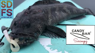 Best California Halibut, Lingcod \u0026 Rockfish Lure | Candy Bar Scrimpz Fishing | Anglers Distributing