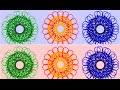 How to create pattern in Python turtle graphics using two canvas