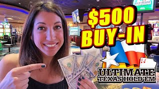 So Many 4X Bets! 😮 Ultimate Texas Hold em Poker at Seven Feathers Casino #poker #holdem