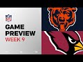 Chicago Bears vs. Arizona Cardinals | 2024 Week 9 Game Preview