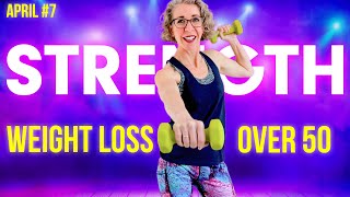 DUMBBELL Strength Workout! (Perfect for Osteoporosis) 🌷 April Day 7