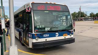 2015 Nova LFS #8264 on Bayonne bound S89 at Eltingville Transit Center