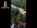 scontro treni incidente in puglia corato bari video disastro ferroviario