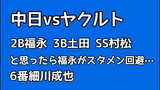 【ライブ】中日vsヤクルト 発狂しそう