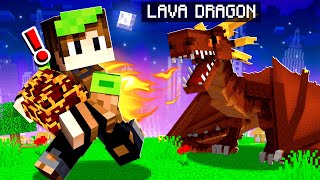 STEALING A *LAVA* DRAGON EGG in MINECRAFT! (with BECKBROJACK)