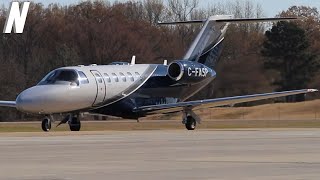 Cessna Citation CJ2 Landing