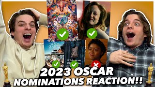 2023 Oscar Nomination Reactions!! (We FREAK Out)