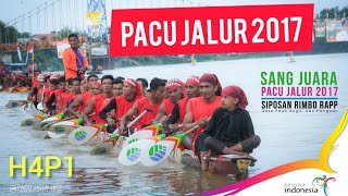 Pacu Jalur Hari Ke 4 Putaran 1 Tahun 2017 Di Tepian Narosa Teluk Kuantan