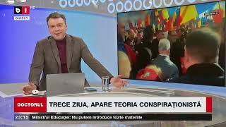 DOCTORUL TRECE ZIUA. APARE TEORIA CONSPIRAȚIONISTĂ. GEORGESCU VREA SĂ SCHIMBE GRANIȚA ROMÂNIEI. B1TV