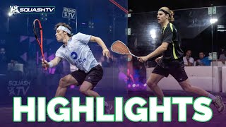 4 Match Balls SAVED! Crouin v Farkas Rollercoaster Match | CIB ZED Squash Open 2022 | QF HIGHLIGHTS!