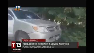 Pobladores de Alta Verapaz retuvieron a Joviel Acevedo