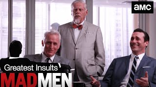 Top 13 Greatest Insults from Mad Men 🔥 Compilation