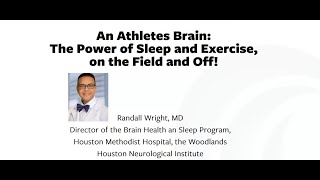 Dr. Randall Wright on Athlete Brain Health CFS Webinar