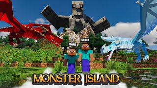 So We Tried To Survive On a MONSTER ISLAND and....
