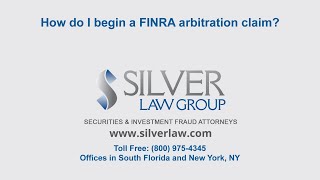 How do I begin a FINRA arbitration claim?