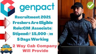 Genpact Virtual Interview On  Zoom App On 27th December 2021