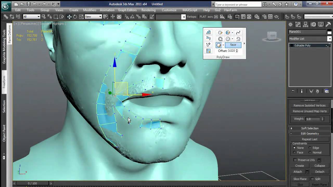 Retopology In 3DS MAX - YouTube