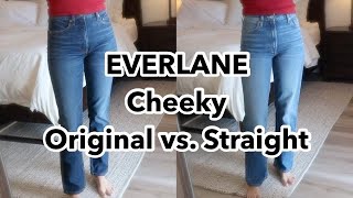 EVERLANE *Original Cheeky* vs. *Cheeky Straight* Jeans