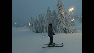 Tracey Bates skiing - Levi 14.3 Tunnel to G3, Jan 19 2023