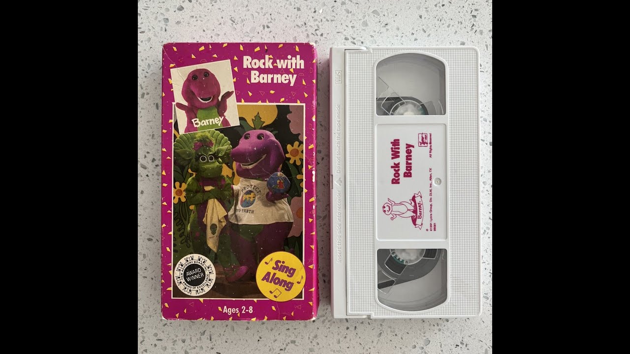 Full Vhs Barney The Backyard Gang Rock With Barney 1991 Vhs The