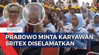 Prabowo Panggil Sejumlah Menteri ke Istana Bahas PT Sritex Pailit, Minta Karyawan Diselamatkan