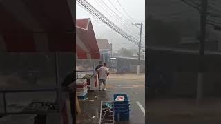 TEMPORAL SP: Chuva forte cria enxurrada que arrasta carro por rua da zona norte de SP