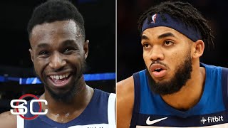 Andrew Wiggins gets more attention with Karl-Anthony Towns' MVP-level play -Zach Lowe | SportsCenter