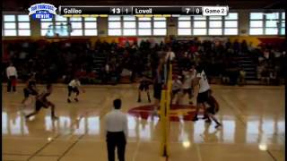 Galileo's David Peng with a strong kill shot.