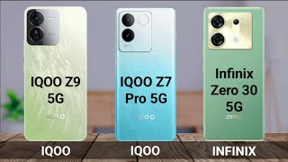 IQOO Z9 Vs IQOO Z7 Pro Vs Infinix Zero 30 | Full Comparison | Technical Genie