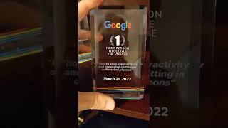 Google Gives Awards For Original Searches???!!! The Truth Uncovered #Google #Truth #Shorts