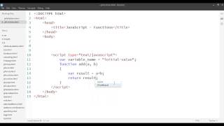 (6) JavaScript: Functions