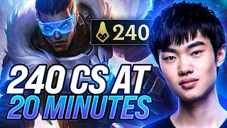 240 CS at 20 Minutes??? KNIGHT Lucian Mid is like NOTHING YOU'VE SEEN BEFORE!