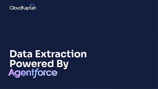 Data Extraction | Automation with Agentforce