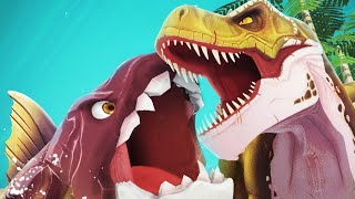 Dunk vs Trex Dinosaur - Hungry Shark Primal