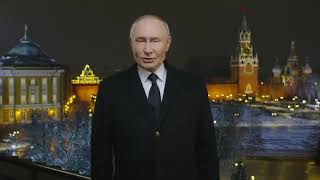 Russia: Vladimir Putin's New Year Message | Russia National Anthem (2024.12.31-2025.1.1.)