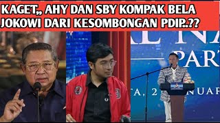 LAMA TERPENDAM AKHIRNYA TERBONGKAR,,, LANTANG AHY \u0026 SBY BELA JOKOWI DARI KEANGKUHAN KADER BANTENG..?