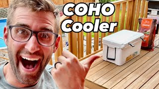 ★★★★★ Keep Your Drinks ICE-COLD! COHO Quick and Cool 55QT Rotomolded Cooler Review \u0026 Demo