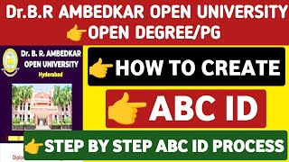 How to apply ABC ID in DR BR Ambedkar Open University@StudentUpdates247